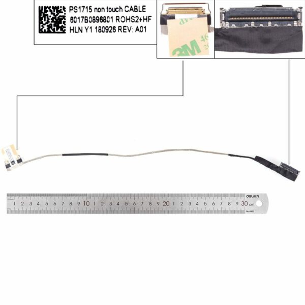 CABO LCD/LED HP 850 855 750 755 G5 ZBOOK 15U PS1715 SEM TOQUE. 6017B0896801