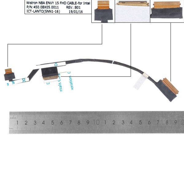 CABO LCD/LED HP ENVY X360 15-BQ-BP-CP 15M-BQ 15M-BP 30PIN 0,5 FHD. 450.0BX05.0001