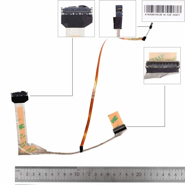 CABO LCD/LED MSI GE75 GP75 GL75 WE75 MS-17E3 MS17E2 40PIN 0.4. K1N-3040150-J36
