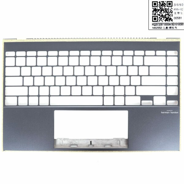 CAPA SUPERIOR COM APOIO PARA PALMA ASUS ZENBOOK 14 UX425 UM425 U4700J E SEM TOUCHPAD CINZA