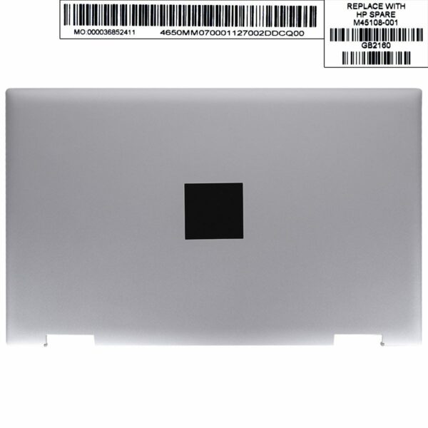 Capa traseira prateada para HP PAVILION X360 15-ER TPN-W147 LCD. M45108-001