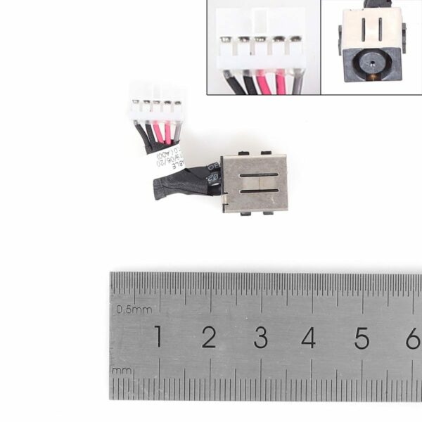 CONECTOR/CABO DC DELL LATITUDE 5580 5590 PRECISÃO 3520 CONECTOR DE ENTRADA DC DC30100YX00 098C6H DC30100YX00 098C6H