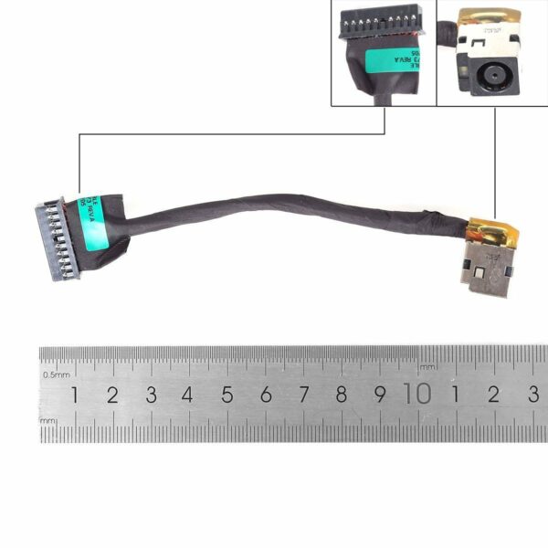 CONECTOR DC/CABO DE ALIMENTAÇÃO DC COMPATÍVEL COM HP OMEN TPN-C144 17-CB L52813-S73 N18E L52813-S73