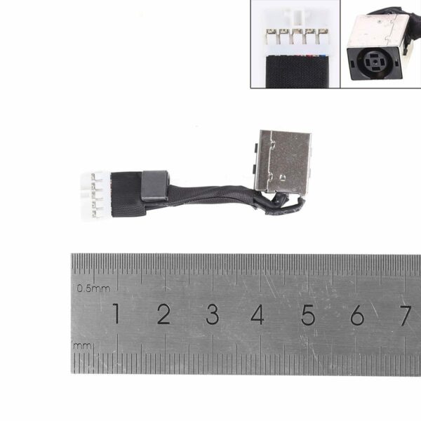 CONECTOR DC/CABO DE ALIMENTAÇÃO DC PARA DELL LATITUDE E7240 E7250 E5440 E5540 E5270 E5250 E5480 E7270 E7480 E7490 E7491 CONECTOR