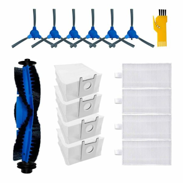 Kit Acessórios Reposição Aspirador Cecotec Conga 2290 Ultra Titanium - Escovas, Filtros, Sacos