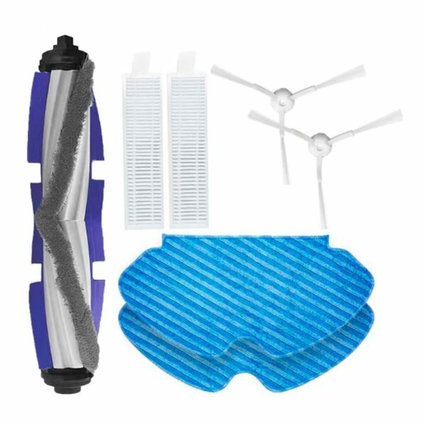 Kit Peças Reposição Aspirador Robô Tefal X-Plorer Serie 60 | Filtros, Escovas, Rolo, Mopas
