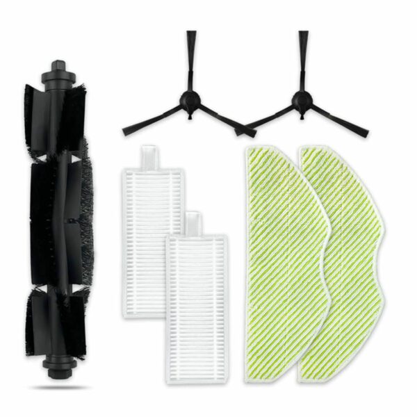Kit de Acessórios de Reposição para Aspirador Robô Tefal X-Plorer Série 75 S - Escovas, Filtros e Mopas