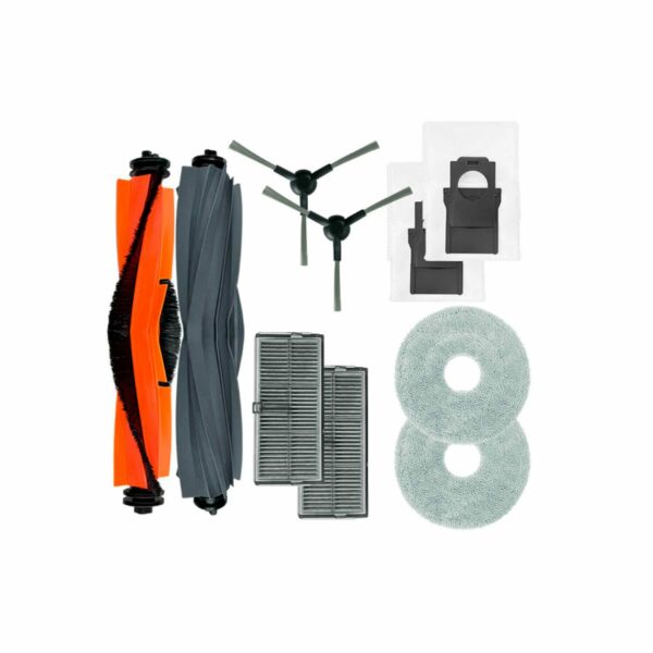 Kit de Peças de Reposição para Aspirador Robô Dreame X30 Pro Ultra - 2 Rolos, 2 Escovas, 2 Filtros, 2 Mopas e 2 Sacos