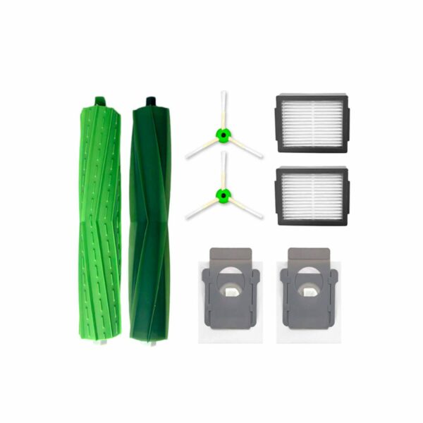 Kit Peças de Substituição para iRobot Roomba E5, E6, i3, i4, i6, i7, i8 Series | Rolos, Escovas, Filtros | Green Computer