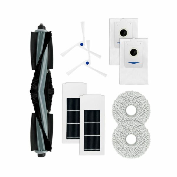 Kit de Reposição para Aspirador Robô Ecovacs Deebot X2 - Rolos, Escovas e Filtros