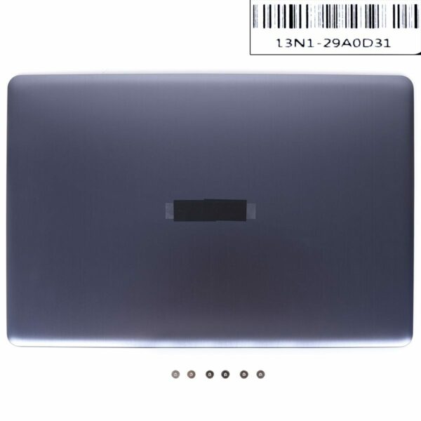 Capa Traseira LCD Metálica Cinza para Portátil ASUS N580V, X580VD/VE, NX580V, N580G Series