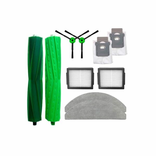 Kit Peças de Reposição Premium para Aspirador Robô iRobot Roomba E, I, J Series - Filtros, Escovas, Rolos, Sacos