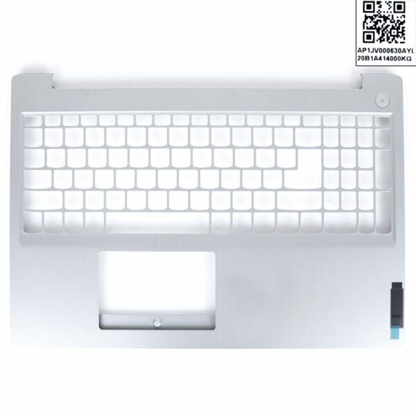 TAMPA SUPERIOR COM DESCANSO DE PALMA LENOVO IDEAPAD 3-15IML05 81WB 3-15IIL05 81WE PRATA