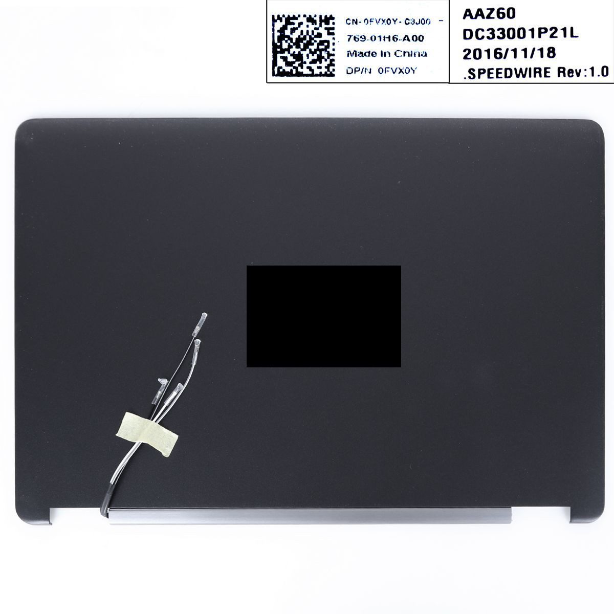 Tampa Traseira LCD Dell Latitude E7470 Top Case com Cabo WiFi - P/N: 0FVX0Y FVX0Y - Green Computer