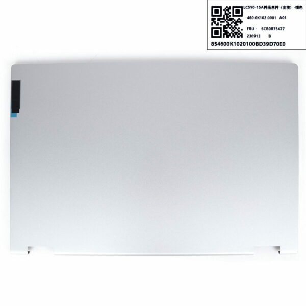 TAMPA TRASEIRA LCD LENOVO IDEAPAD FLEX 5-15IIL05 15ITL05 15ALC05 15,6" PRATA
