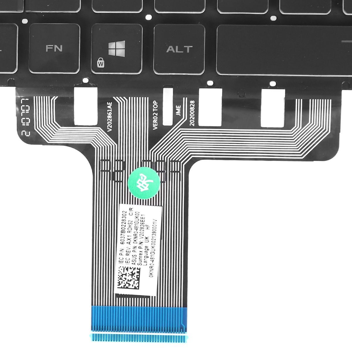 Teclado para Portátil ASUS ROG Strix G513 com Iluminação de Fundo - Espanhol - Image 10