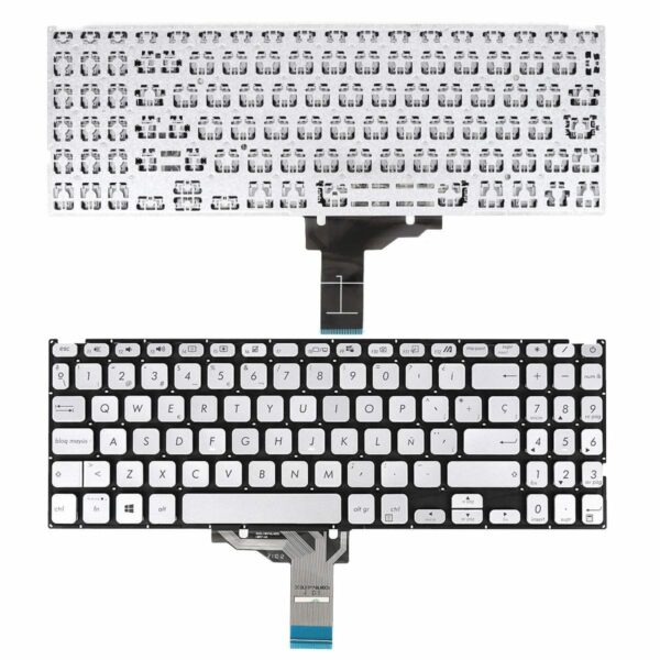 Teclado para Portátil Asus X515 X515DA X515EA X515J X515JA X515UA X515MA Prata