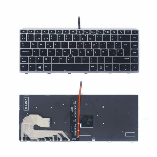 Teclado Retroiluminado Espanhol para Portátil HP 840 G5 G6 - Ref. 12-0156C-DZ01-K19