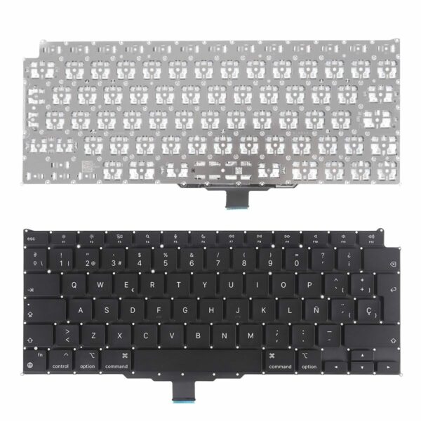 Teclado para Portátil Apple MacBook Pro A2337, MacBook Air M1 2020 - Preto, Espanhol