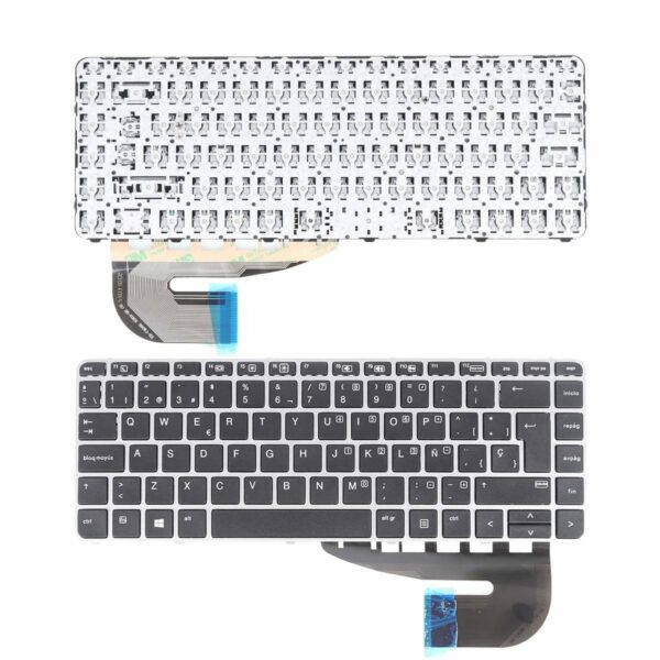 Teclado para Portátil HP EliteBook 840 G3 G4 820 G3 G4 725 G3 745 G3 G4 Preto Espanhol - Green Computer