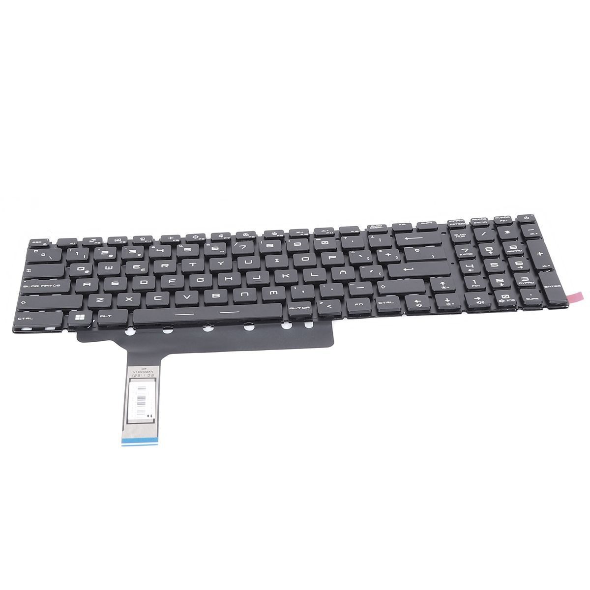 Teclado Retroiluminado Preto Espanhol para Portátil MSI GP76 GE76 GS76 MS-17K1 - Ref. 22-0042C-WX01-001 - Image 2