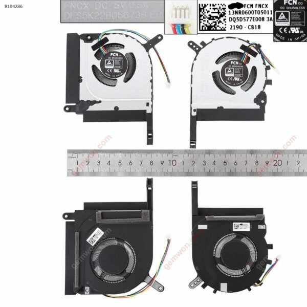 Ventoinha para Portátil ASUS Tianxuan 2 FA506, FA506QR, A17 (FA706) - 2021