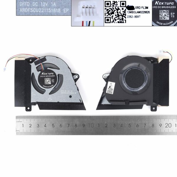 Ventoinha GPU para Portátil ASUS GA401 Series (GA401Q, GA401QC, GA401QE, GA401QH, GA401QM, GA401IHR) - Peça de Reposição