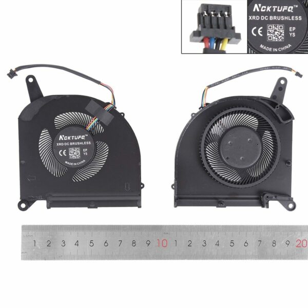 Ventoinha GPU para Portátil Aorus 15G, 15P, 17P, KB, RX7G, RX5G, RP77 - Peça de Substituição de Alta Qualidade