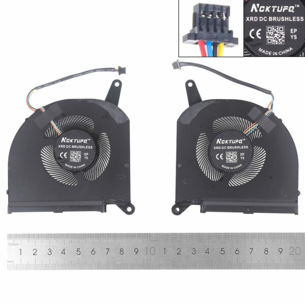 VENTOINHAS PARA PORTATIL AORUS 15G 15P 17P KB RX7G RX5G RP77 XB 0,7 CM