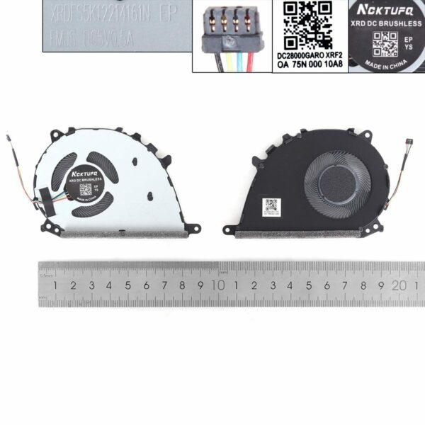 Ventoinha Cooler para Portátil Asus ZenBook UX325 UX425E UM425 U4700 Series