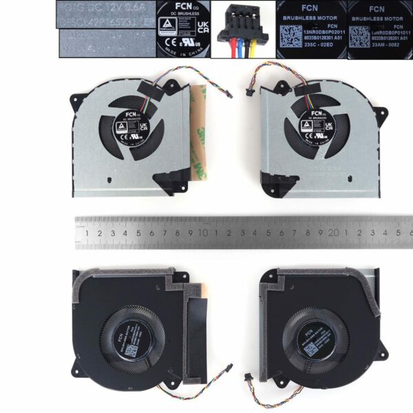 VENTOINHAS PARA PORTATIL ASUS G733CW CX G733C ROG 6 PLUS 12V