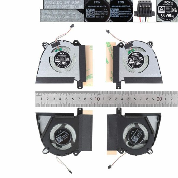 VENTOINHAS CPU + GPU PARA PORTATIL ASUS ROG G14 GA402R GA402RJ/K 2022