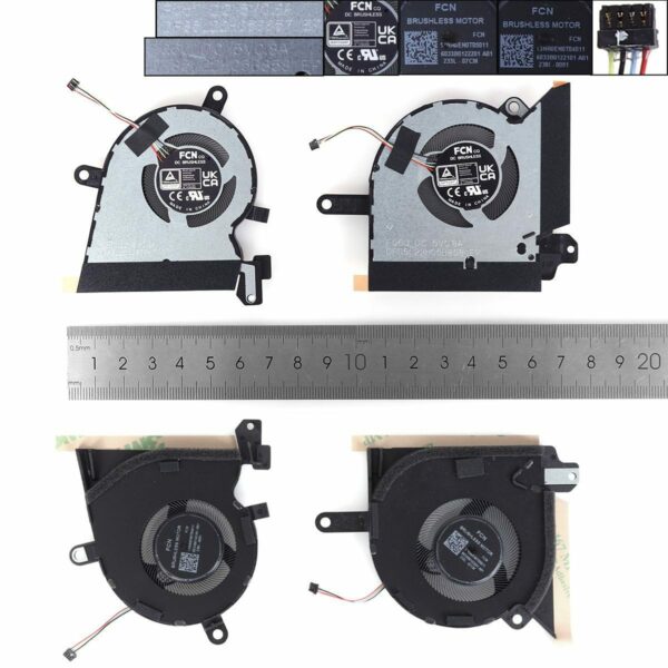 Ventoinhas de Refrigeração para Portátil ASUS ROG GV302X Flow X13 2023