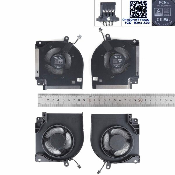 VENTOINHAS PARA PORTATIL DELL ALIENWARE X17 R1 R2 0X63JW 09DNWT