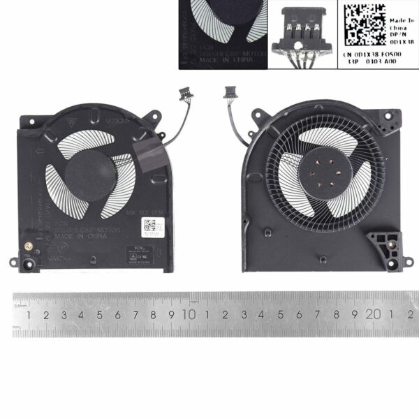 Ventoinha para Portátil Dell M15 R3 R4 - PN: 0D1X38 - Green Computer