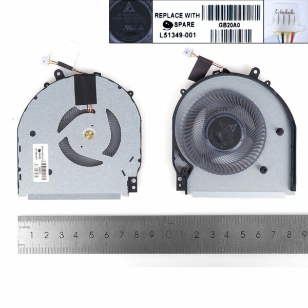 Ventoinha para Portátil HP 14-DH Series, 14M-DH Series - Substituição TPN-W139
