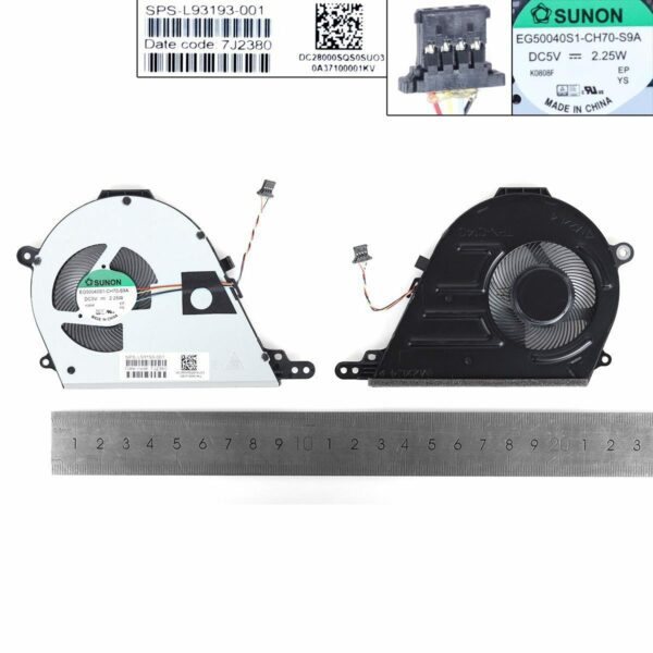 VENTOINHA PARA PORTÁTIL HP CHROMEBOOK 15-DE TPN-C140 L54807-001