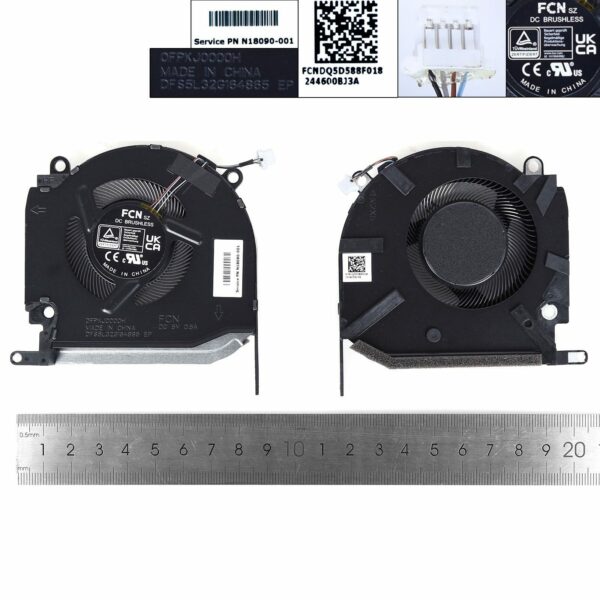 VENTOINHA PARA PORTÁTIL HP OMEN 16-K 16-N TPN-Q280 TPN-Q280