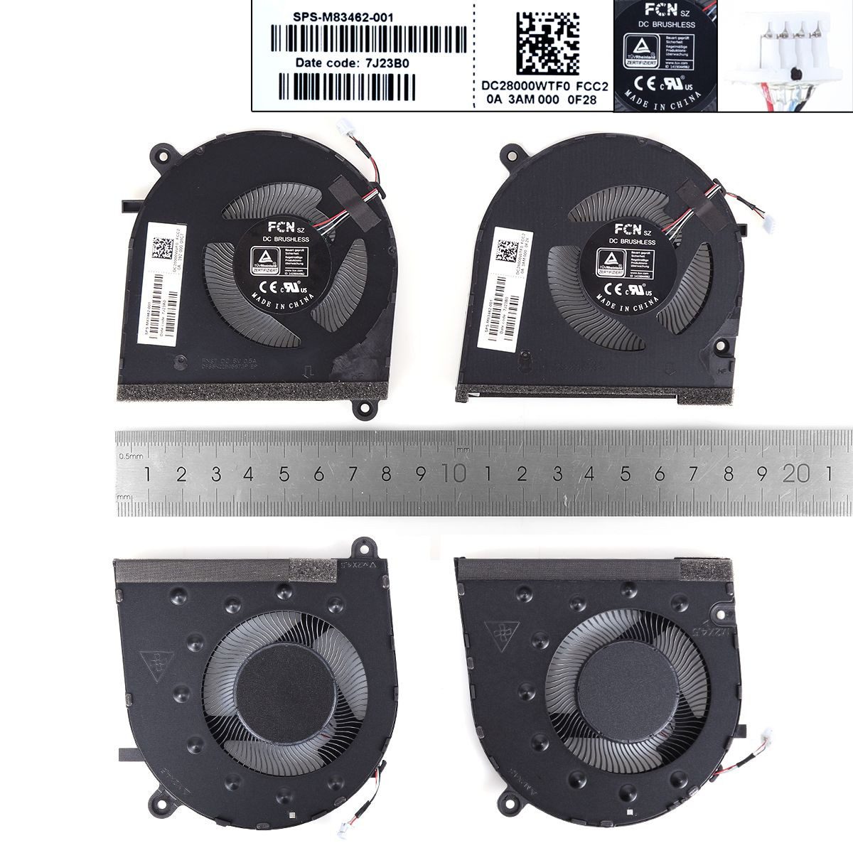 VENTOINHA PARA PORTÁTIL HP SPECTRE X360 16" 2 EM 1 16-F 16T-F M83462-001