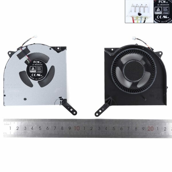 Ventoinha CPU para Portátil Lenovo Legion R9000K, Y9000K, Legion 7 16ACH 2021 - 5V