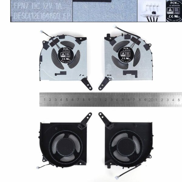 VENTILADOR DE PORTÁTIL LENOVO LEGION Y7000P R7000P R7000 2022 ARH7 IAH7 12VL+R, CÓPIA ALTA