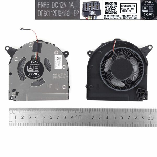 Ventoinha para Portátil Lenovo R9000X, S7-15ACH6, S7-15IMH05 (2021) - 12V - Green Computer
