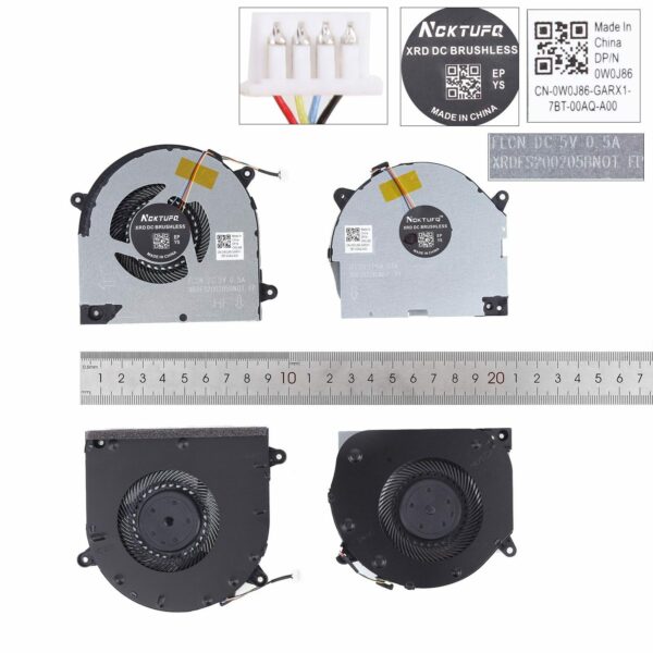 VENTOINHAS CPU + GPU PARA PORTATIL LENOVO Y540-17 Y7000-17 17IRH