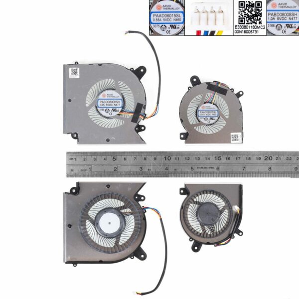 Ventoinhas para Portátil MSI GL66 GF66 GF76 Series - PABD08008SH PAAD06015SL