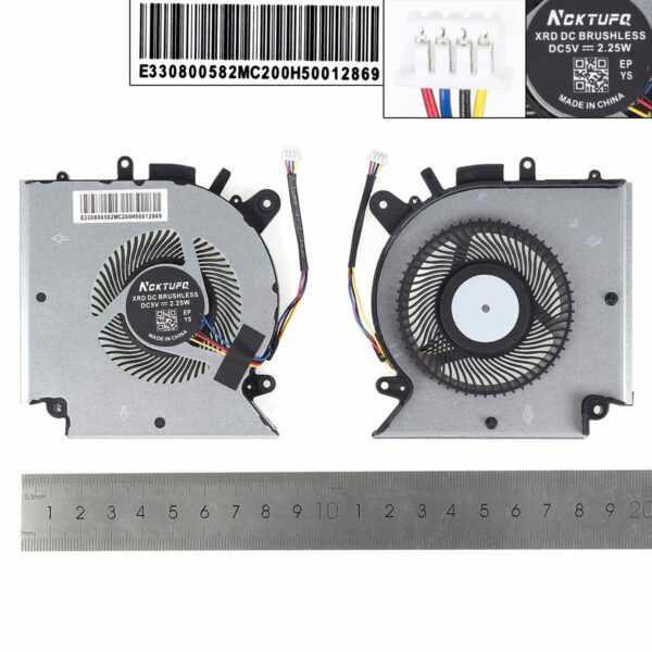 Ventoinha para Portátil MSI GF66 GL66 MS-1581 N459 N460 - Green Computer