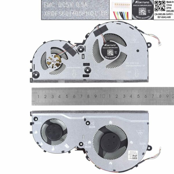 Ventoinha de Refrigeração para Portátil Lenovo L330-15ICH e L330-17ICH Series