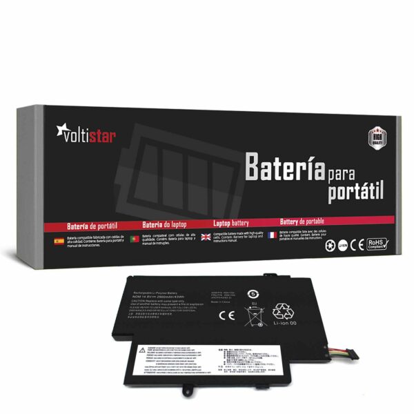 Bateria para Portátil Lenovo ThinkPad S1 Yoga 20CD 20C0 Series 14.8V 2900mAh - P/N 45N1704 45N1705