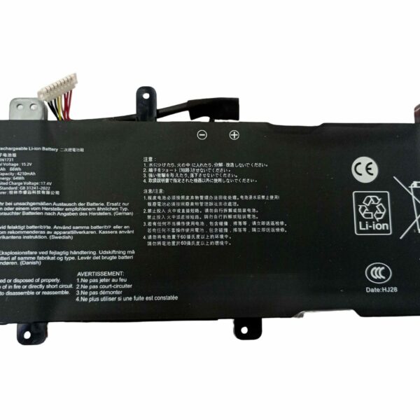BATERIA PARA PORTÁTIL ASUS ROG STRIX C41N1731 TYPE-C