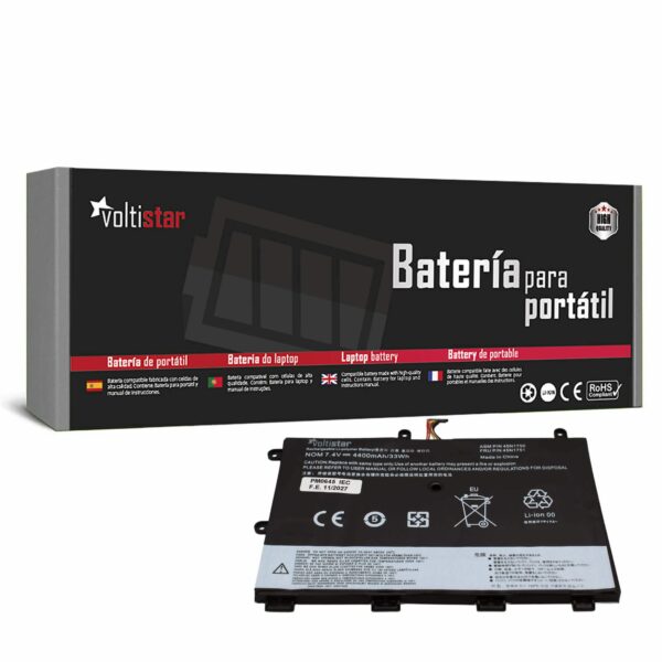 Bateria do Portátil para Lenovo ThinkPad 11e Yoga 11e Chromebook 11e Series 7.4V 4300mAh - P/N: 45N1750 45N1748 45N1749 45N1751
