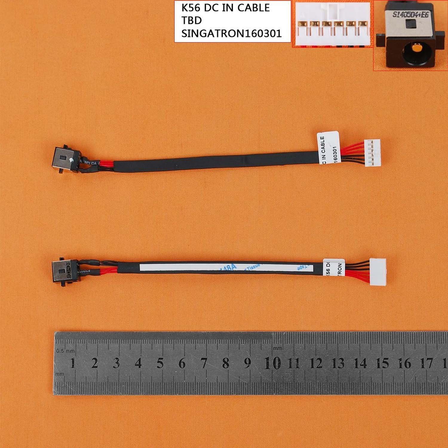 CONECTOR/CABO DC ASUS K56 K56C K56CA K56CM, ASUS S56 S56C S56CA S56CB, ASUS X550C (COM FIO) PJ636 - Image 4
